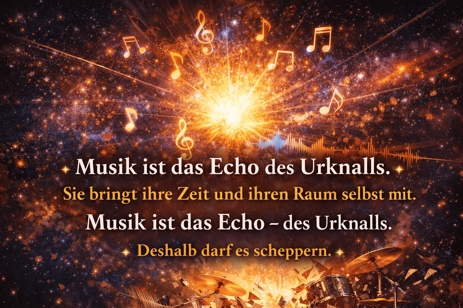 Musik und das Echo des Universums