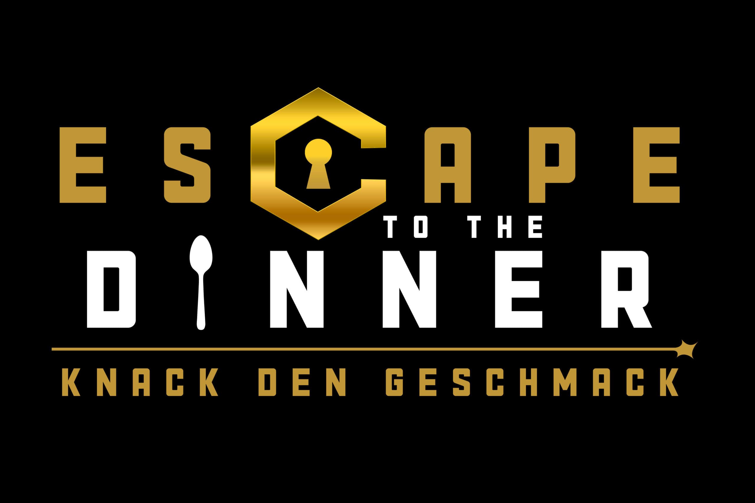 ESCAPE to the DINNER (schwarz_2-Zeilen)
